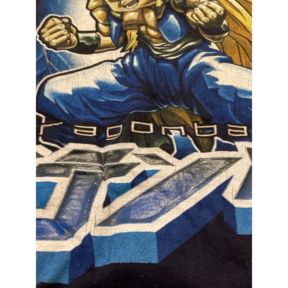 Vintage RARE 2002 Dragon Ball Z Gotenks Navy blue Graphic T-Shirt 2XL - Picture 4 of 16